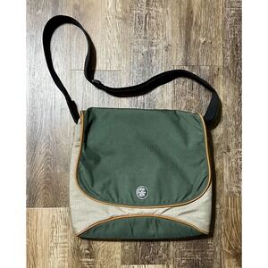 Crumpler McBain`s Baby Large Messenger Laptop Bag Green cross body khaki